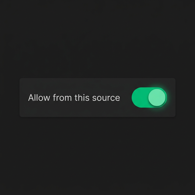 Android allow from this source toggle
